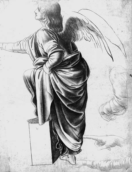 Study of an Angel von Leonardo da Vinci