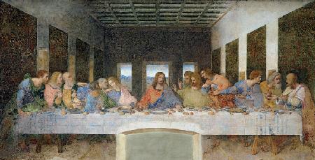 Das Abendmahl (Restaurierte Version) - Leonardo da Vinci