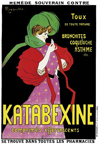 Poster advertising 'Katabexine' medicines von Leonetto Cappiello