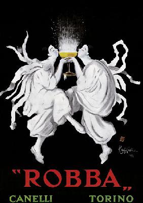 Poster advertising 'Robba' sparkling wine 1911