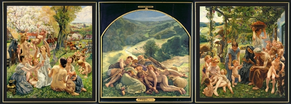 ''The Golden Age'', 1901 (oil on canvas)  von Leon Henri Marie Frederic