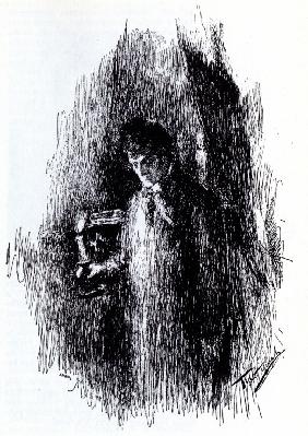 Illustration zum Drama "Die Maskerade" von M. Lermontow 1891