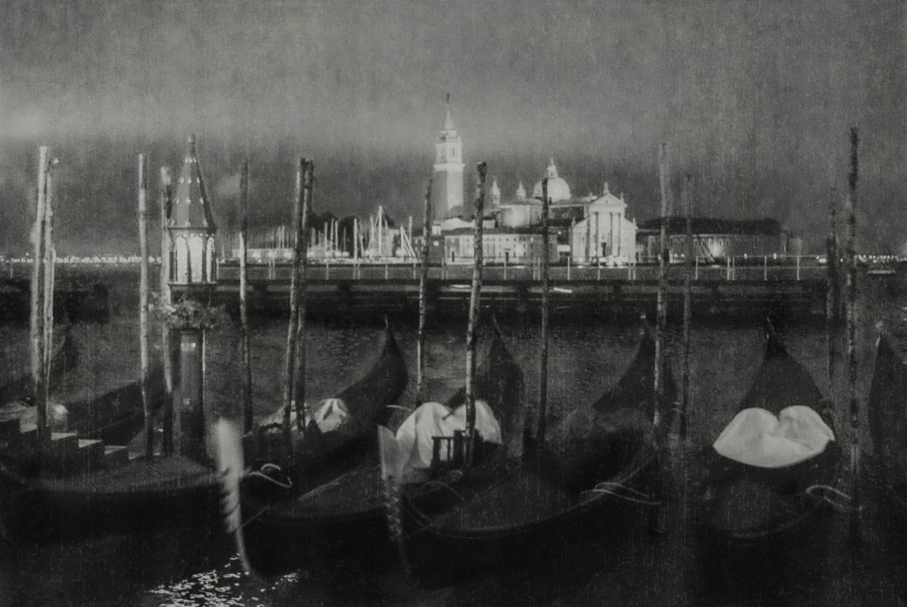 Regnerische Nacht in Venedig von Leonid Yermoshkin