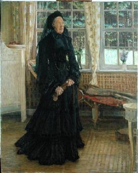 Marie Zacharias (1828-1907) Rainy Day 1904