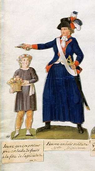 Theroigne de Mericourt (1762-1817) (detail of 247710) von Lesueur Brothers