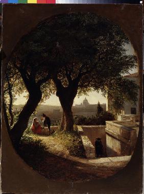 In der Nähe von Rom 1860