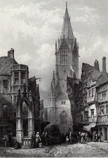 Reutlingen; engraved by J.J. Crew, printed Cassell & Company Ltd. von Lewis John Wood
