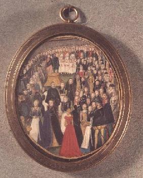 An Elizabethan Maundy Ceremony c.1560  on