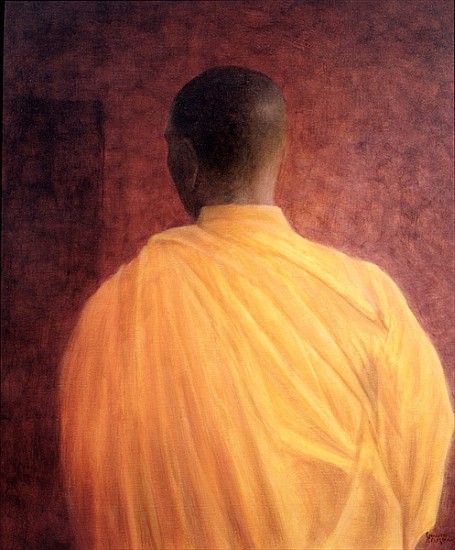 Buddhist Monk, 2005 (acrylic)  von Lincoln  Seligman