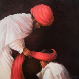 Tying a Turban