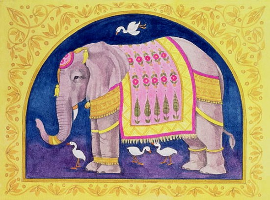 Indian Elephant von Linda  Benton