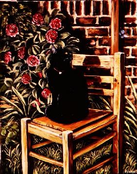Black Cat on a Chair, 1983 