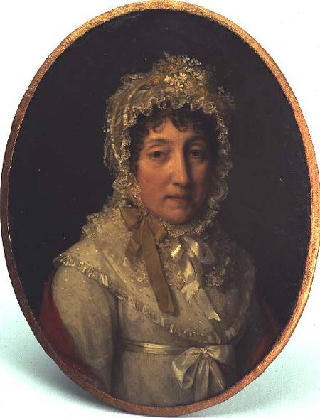 Portrait of an Elderly Lady von Lizinska-Aimee-Zoe de Mirbel