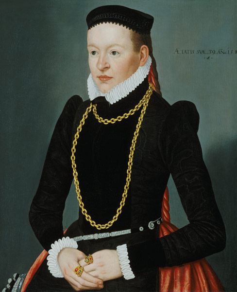 Portrait of a lady von Lorenz Strauch