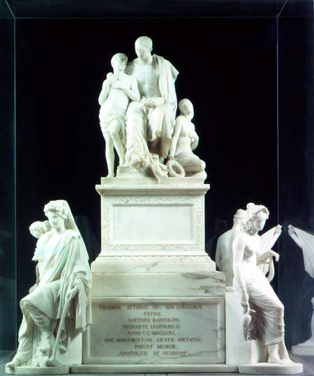 Modello for monument to Prince Anatoli Nikolaevich Demidov (1813-70), Russian philanthropist and pat von Lorenzo  Bartolini