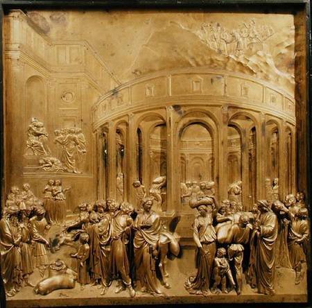 The Story of Joseph, original panel from the East Doors of the Baptistery von Lorenzo Ghiberti