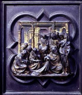 Christ Amongst the Doctors, fourth panel of the North Doors of the Baptistery of San Giovanni 1403-24