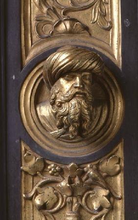 Male head, roundel from the frame of the Gates of Paradise (East doors) roundel fr