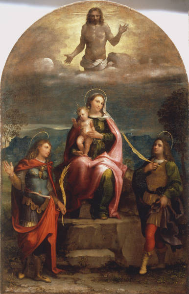 L.Lotto, Maria mit Kind, Vitus, Modestus von Lorenzo Lotto