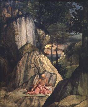 St. Jerome Meditating in the Desert 1506