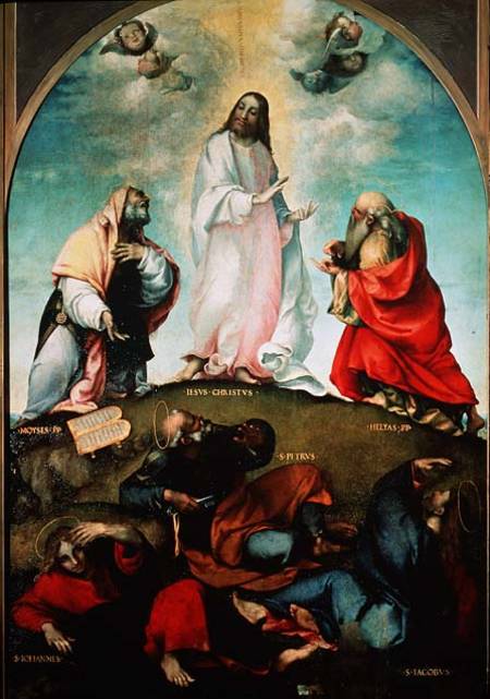 The Transfiguration of Christ von Lorenzo Lotto