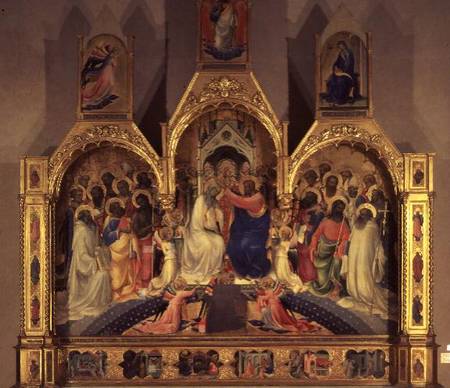 The Coronation of the Virgin von Lorenzo  Monaco