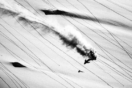 Skifahren im Pulverschnee II