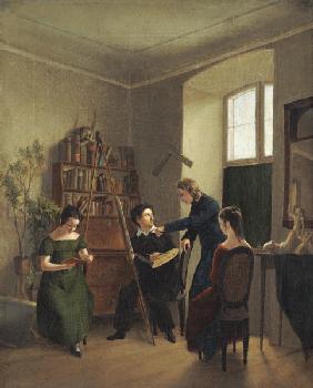 The Artist in His Studio 1828