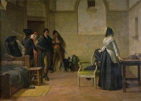 The Last Morning of Marie-Antoinette (1755-93) (oil on canvas) 1867