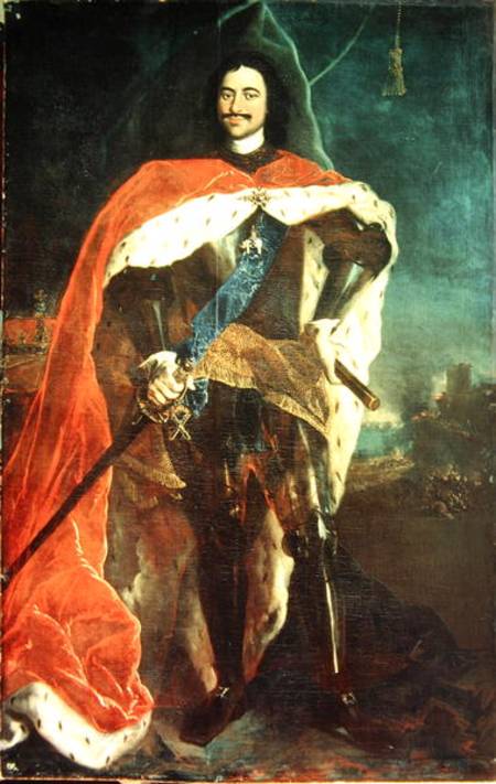 Peter the Great (1672-1725) von Louis Caravaque