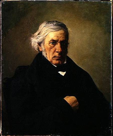 Portrait of Victor Cousin (1792-1867) von Louis Claude Mouchot