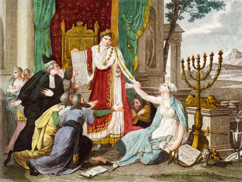 Napoléon le Grand, rétablit le culte des Israélites (…) " von Louis Francois Couche