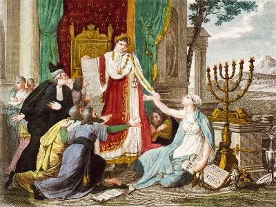 Napoléon le Grand, rétablit le culte des Israélites (…) " 1806