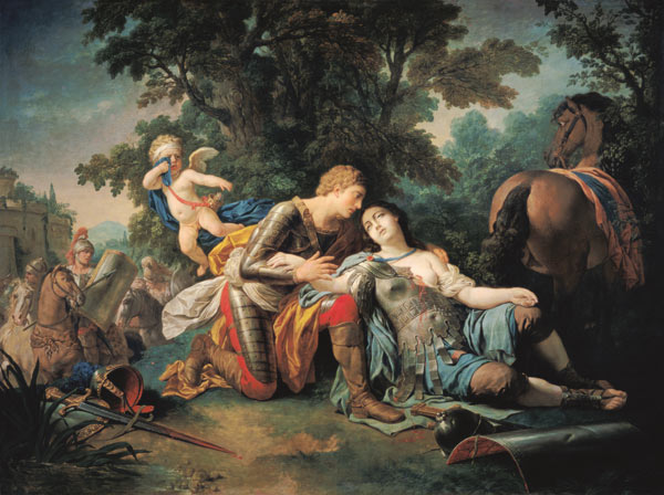 Tancred and Clorinda von Louis François Lagrenée