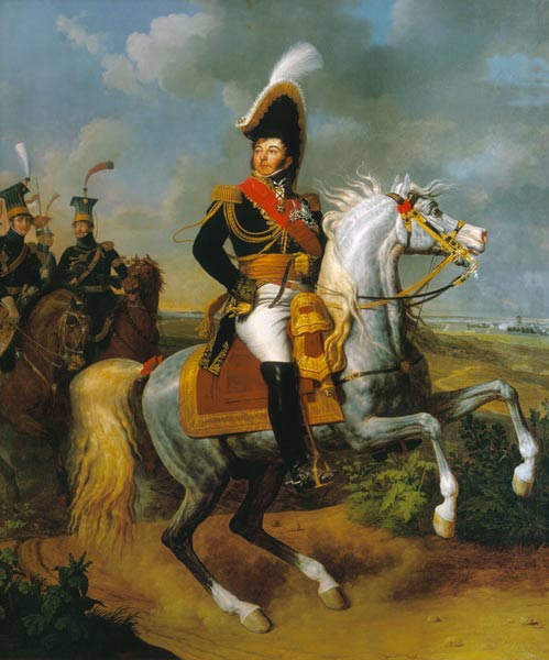 Equestrian Portrait of General Jean Rapp (1771-1821) von Louis François Lagrenée