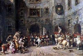 Louis XIII at the chateau of Blois 1874
