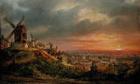 View of the Butte Montmartre c.1830