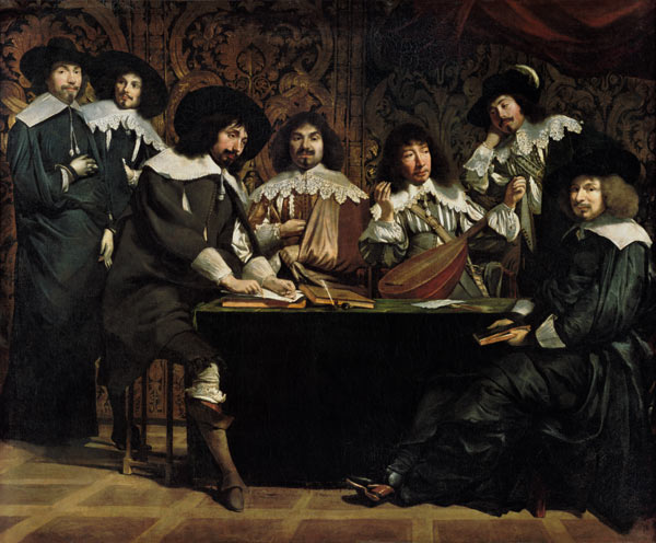 Zusammenkunft der Kunstliebhaber (oder: L'Académie) von Louis Le Nain