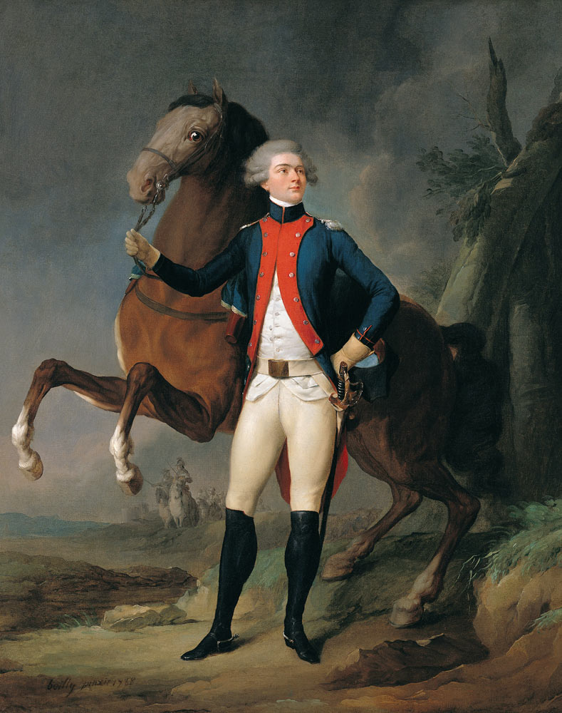 Porträt von Gilbert du Motier Marquis de Lafayette (1757-1834) von Louis-Léopold Boilly