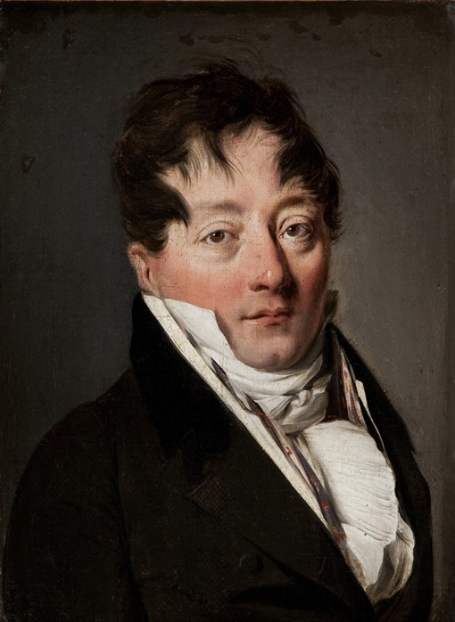 Porträt von Alexandre Balthazar Laurent Grimod de la Reynière (1758-1837) von Louis-Léopold Boilly