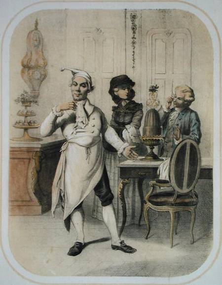 Pride in the Kitchen, from a series of prints depicting the Seven Deadly Sins von Louis-Léopold Boilly