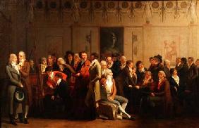 Reunion of Artists in the Studio of Isabey 1798