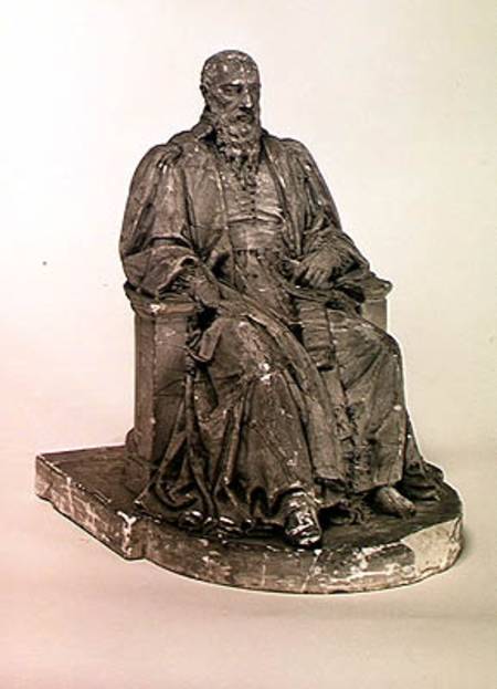 Seated statue of Michel de L'Hospital (c.1504-73) von Louis Pierre Deseine