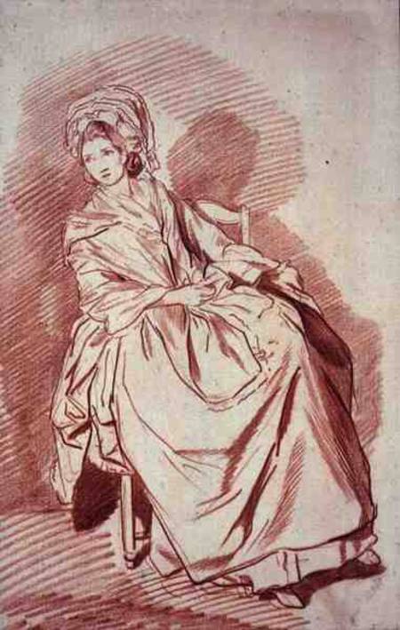 Study of a Seated Lady von Louis-Rolland Trinquesse