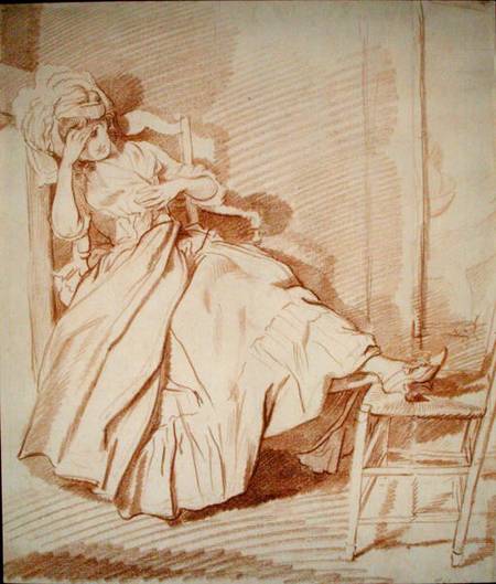 Study of a Sleeping Girl von Louis-Rolland Trinquesse