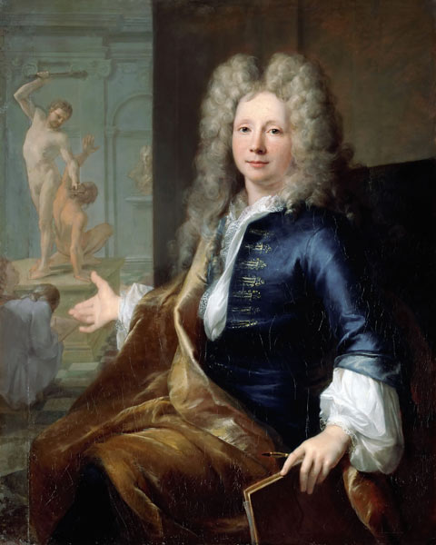 Porträt von Louis de Boullogne des Jüngeren (1654-1733) von Louis Tocqué