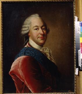 Porträt von Graf Michail Illarionowitsch Woronzow (1714-1767)