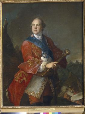 Porträt von Kirill Graf Rasumowski (1728-1803), Hetman und General-Feldmarschall 1758