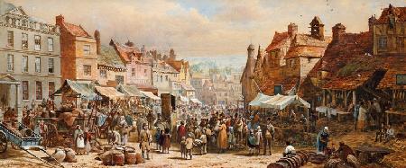 Markttag in Chippenham.