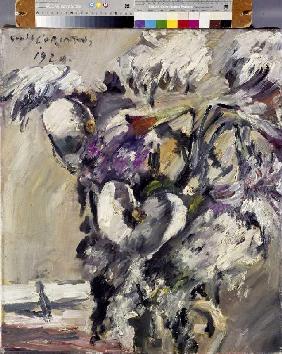 Chrysanthemen und Kalla 1920